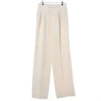 グッチ コットン×レーヨン パンツ 42 アイボリー