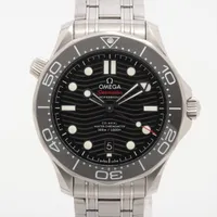 オメガ シーマスター プロフェッショナル ダイバー 300M コーアクシャル マスタークロノメーター 210.30.42.20.01.001 SS AT ブラック文字盤