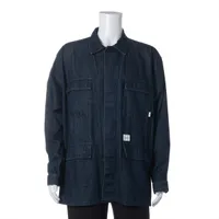 ダブルタップス コットン デニムジャケット 23SS 4 ブルー