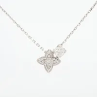 ルイ・ヴィトン LV ダブル ラウンド ダイヤ 750(WG) ダイヤ直径約4.10mm