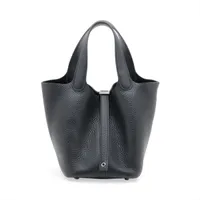 エルメス ピコタンロック18 PM トリヨンクレマンス ブラック シルバー金具