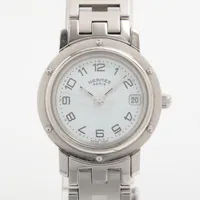 エルメス クリッパー CL4.210 SS QZ ホワイト文字盤